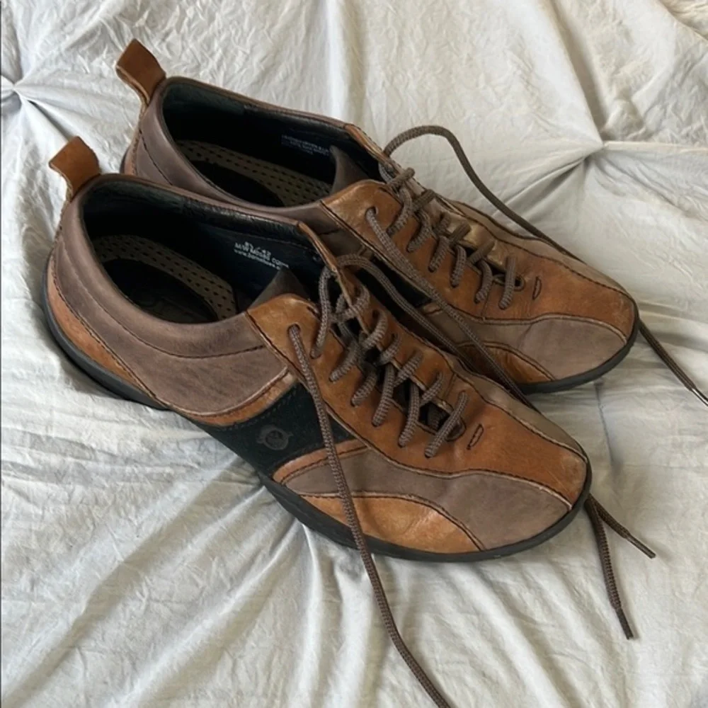 Born Men's Brown and Black Casual Shoes